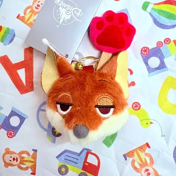 주토피아 닉 육구 키링 키체인