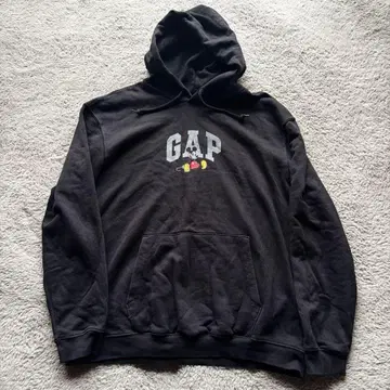 [ USED ] GAP x Disney 콜라보 후드티 미키 풀오버 XL