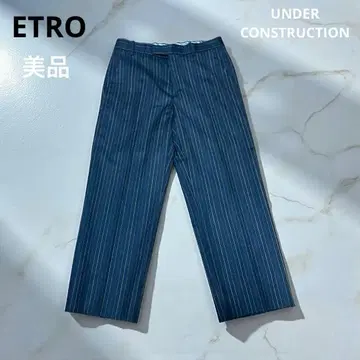 ETRO 에트로 스트라이프 와이드 팬츠 UNDER CONSTRUCTION
