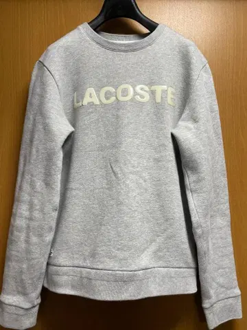 LACOSTE 라코스테 그레이 맨투맨 트레이닝복