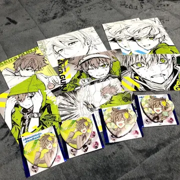 도쿄 에이리언즈 군지 아키라 하트형 캔뱃지 드레스업 엽서