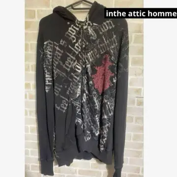 인더 애틱 옴므 후드티 y2k 갸루