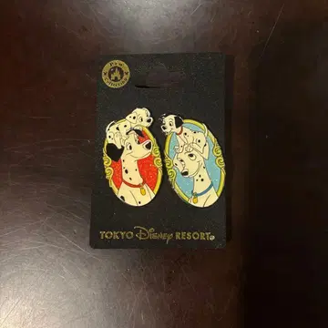 디즈니랜드 101마리 강아지 핀 배지