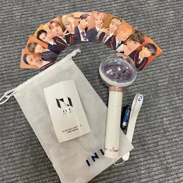 INI 응원봉 화이트 포토 카드 포함