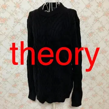 theory/띠어리 긴팔 스웨터 S 블랙.블랙.무지.울.가을/겨울.니트