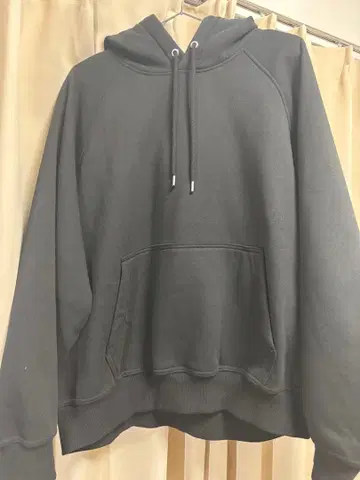 컨디션 최상 H&M 무지 블랙 후드티