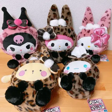 산리오 캐릭터즈 갸루라비 BIG 봉제 인형 5개 세트 판매