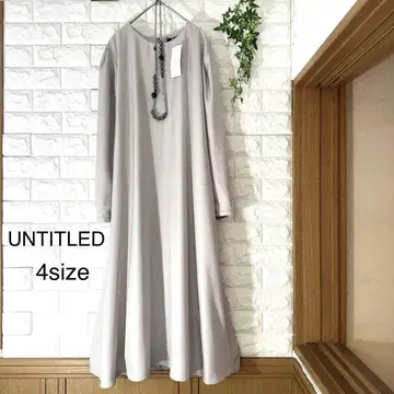 새상품 UNTITLED 롱 원피스 4 사이즈 빅 사이즈 언타이틀