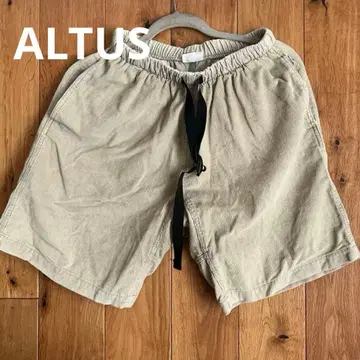 ALTUS 코듀로이 하프 팬츠 베이지
