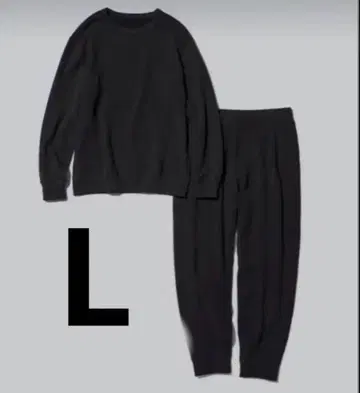 메디힐 룸웨어 블랙 상하의 L 사이즈 플리스