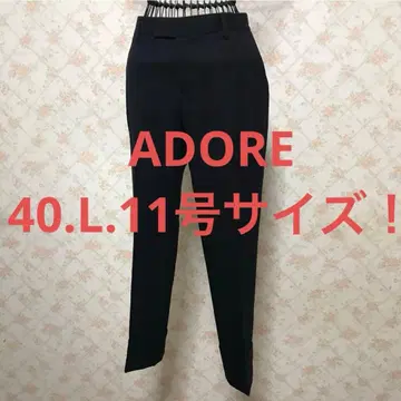 ADORE/어도어 빅 사이즈! 슬랙스. 팬츠 40 (L. 11호) 블랙