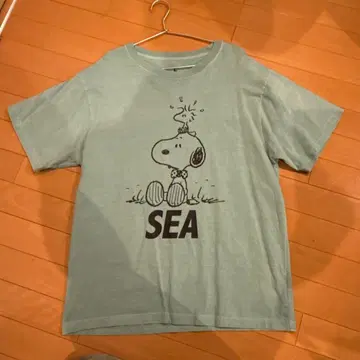 WIND AND SEA x PEANUTS T셔츠 L사이즈
