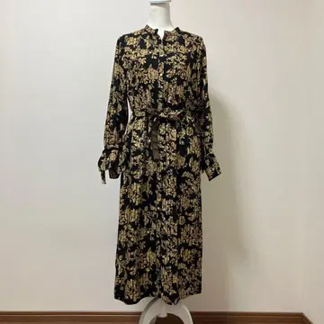 RIVE DROITE 리브 드와 꽃 꽃무늬 롱 원피스 가을 겨울