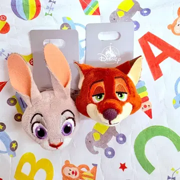 디즈니 스토어 주토피아 주디 닉 머리끈