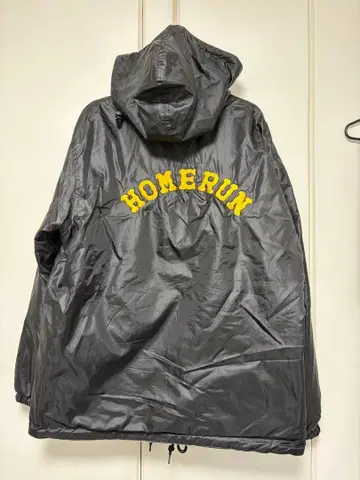 HOMERUN 오버 사이즈 리버서블 후드 부착 자켓 홈런