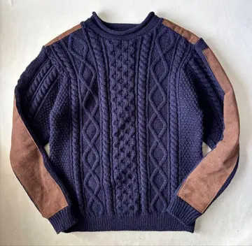잉글랜드제 RICHMOND KNITWEAR 아란 니트 롤넥