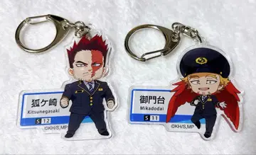 히로아카 시즈테츠 콜라보 역명 아크릴 키링 엔데버 호크스