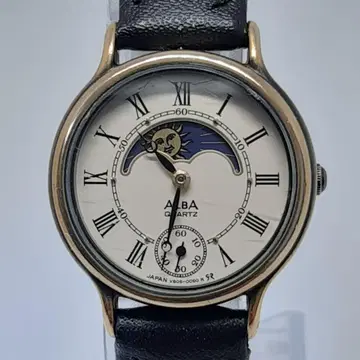 SEIKO ALBA V806-0060 선&문 여성용 작동 양호