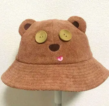 USJ 구매 공식 굿즈 미니언 팀 곰 귀 포함 타월 원단 버킷 햇