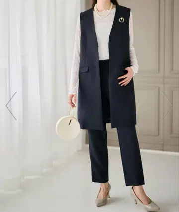 RANAN 롱베스트 셋업 M 네이비