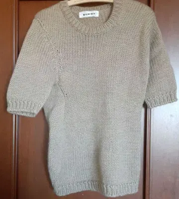 [ gomme ] 빈티지 반팔 니트 스웨터 여성용