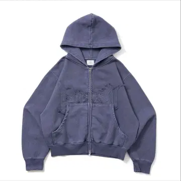 레어 blessU 지퍼 후드티 네이비 블레스유