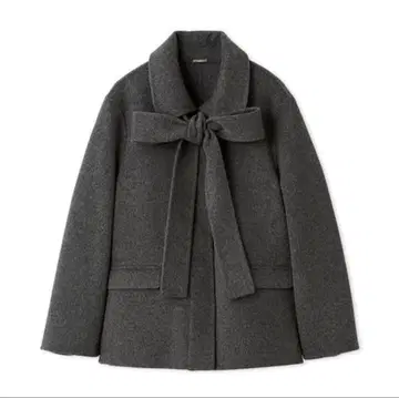 택 포함 미사용 새상품 SNIDEL 리버 리본 자켓 새상품 그레이