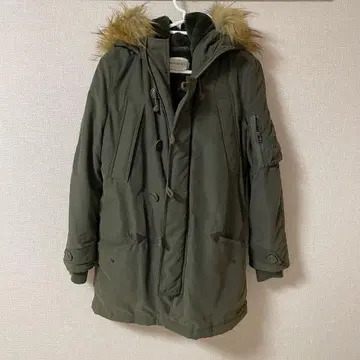 MOUSSY 그린 퍼 모즈 코트