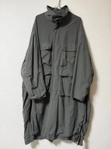 FIRMUM 나일론 타서 가먼트 다이 스탠드 카라 리버서블 코트