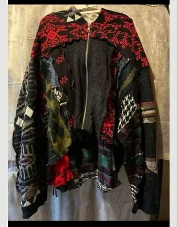 오버 사이즈 리메이크 니트 스다 마사키