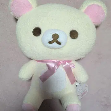 리락쿠마 파자마 파티 ( 크림색 핑크 )