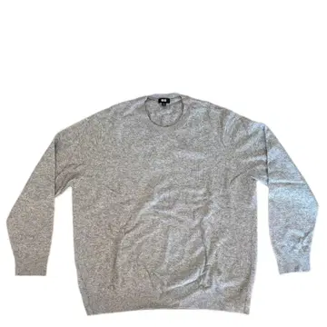 [레어] 유니클로 캐시미어 크루넥 스웨터 니트 3XL 라이트 그레이