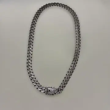 실버 로프 체인 목걸이 약 50cm