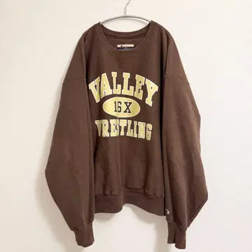 00s 챔피온 리버스 위브 맨투맨 브라운 XXL