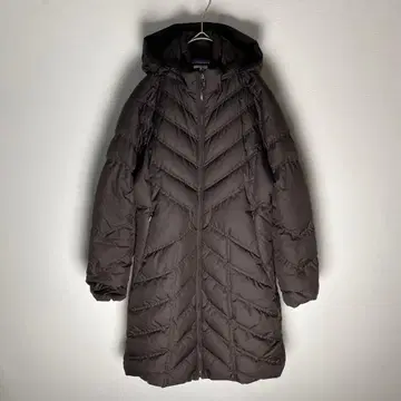 파타고니아 후드 부착 퀼팅 롱 다운 코트 구스 다운 75% XS