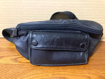 레어 90년대 빈티지 가죽 천연 가죽 힙색 레트로 당시 물건 현 상태