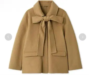 택 포함 새상품 SNIDEL 리버 리본 자켓