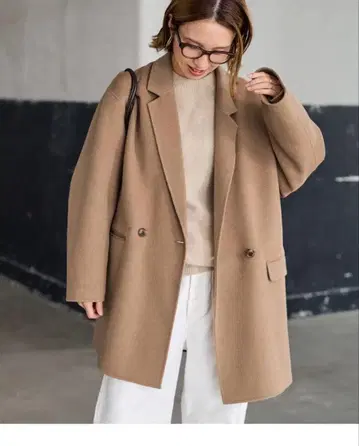 [ 미사용 새상품 ] 해밀턴 리버 테일러드 코트 베이지 38 프레임워크