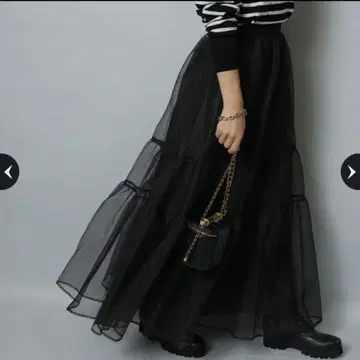 아르페쥬 스토리 오간자 캉캉 스커트