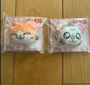 하무짱즈 봉제 인형 헤어 클립 2세트