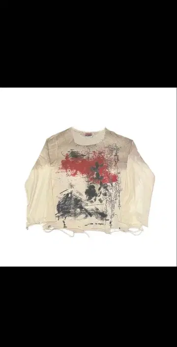 빈티지 그래픽 T셔츠 롱T셔츠 데미지 워시