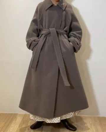 snidel 스텐칼라 리버 코트 BRW