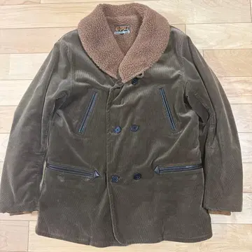 AT-DIRTY 'HEAVY BOA COAT' BROWN 사이즈 M