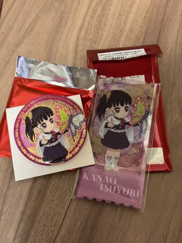 귀멸의 칼날 비유 시리즈 중국 한정판 츠유리 카나오 세트