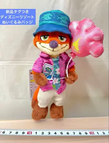 닉 주토피아 디즈니 리조트 인형 배지