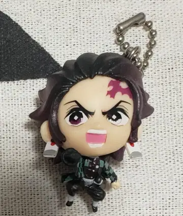 귀멸의 칼날 오류품 SD 피규어 탄지로 마스코트 키링