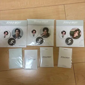 Snow Man 팝업 한정판 굿즈 메구로 세트