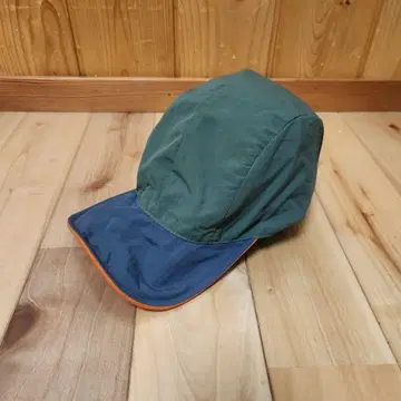 올리브 그린/그레이 오렌지 리버서블 캡