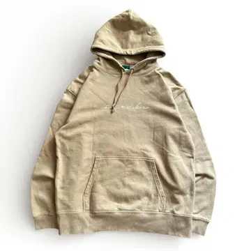 새상품급 sumika 스미카 로고 자수 풀오버 후드티 L 사이즈