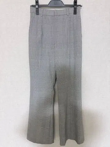 Apuweiser-riche 센터 프레스 팬츠 1 사이즈 체크/그레이